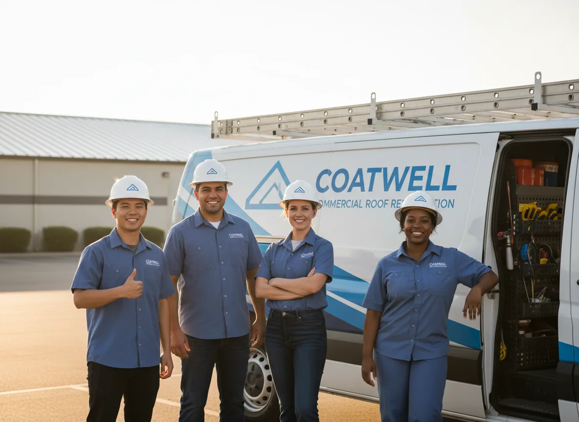 Commercial roof coating company in Bridgeport, OH